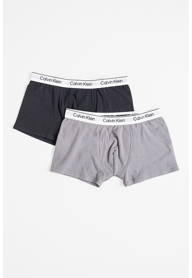 Set de boxeri cu banda logo in talie - 2 Perechi