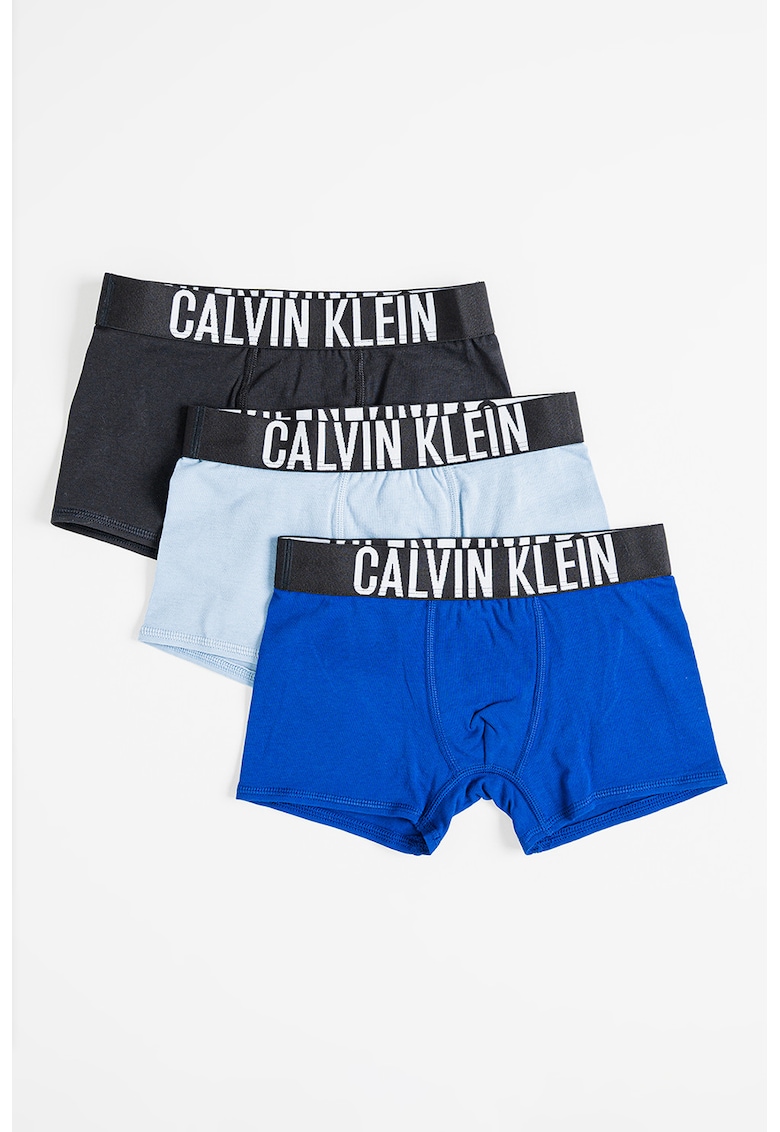 Set de boxeri cu banda logo - 3 Perechi Set de boxeri cu banda logo - 3 Perechi