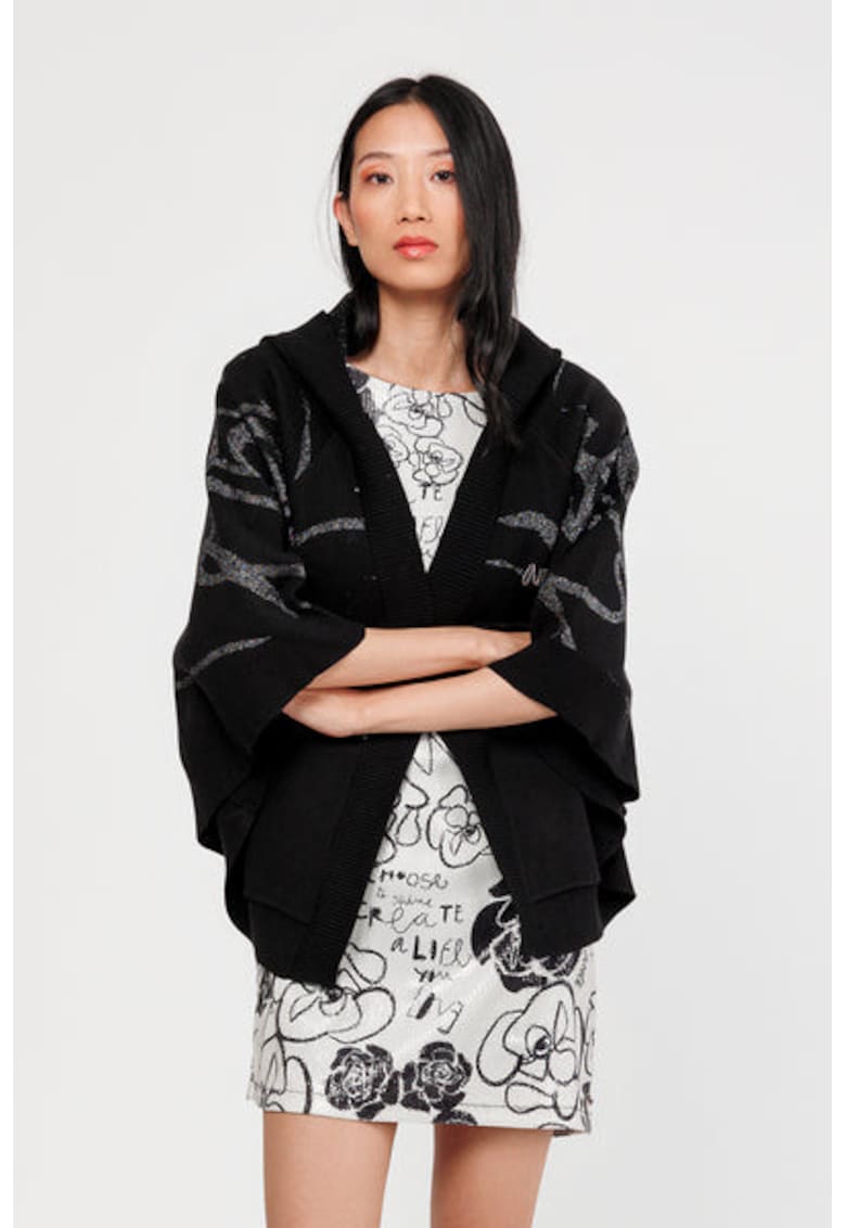 Poncho dama 41274 013 - Negru