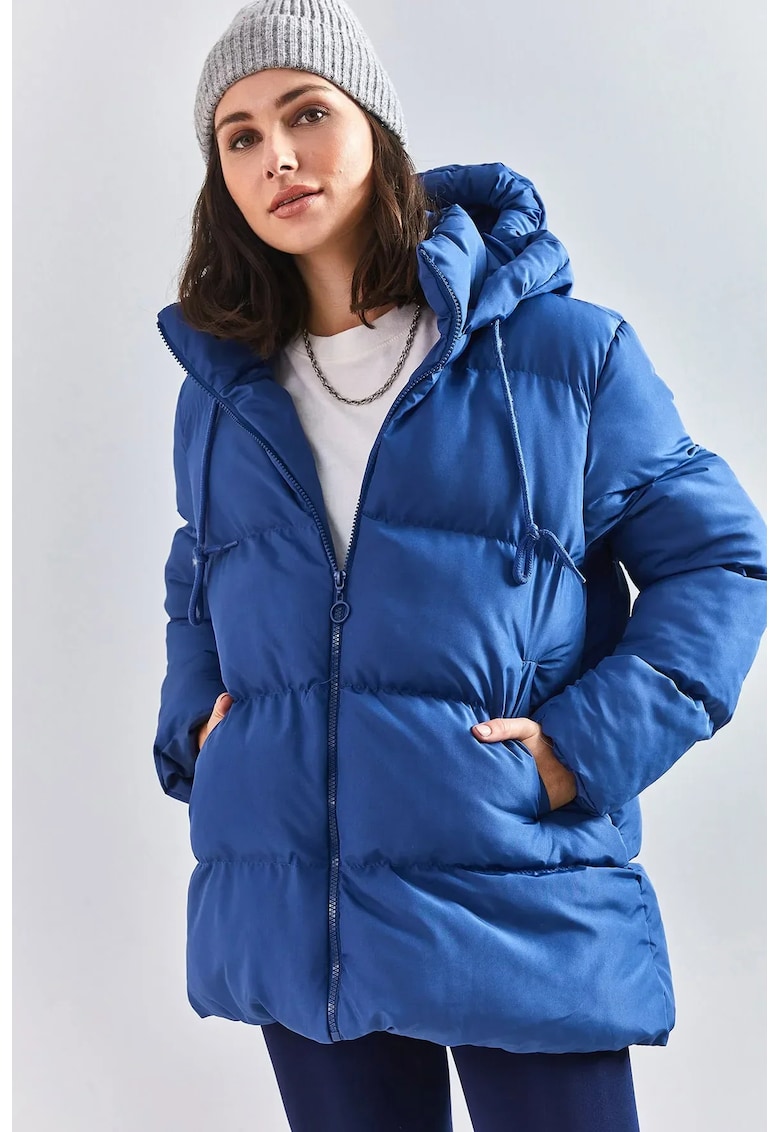 Geaca dama - Poliester - Bleumarin