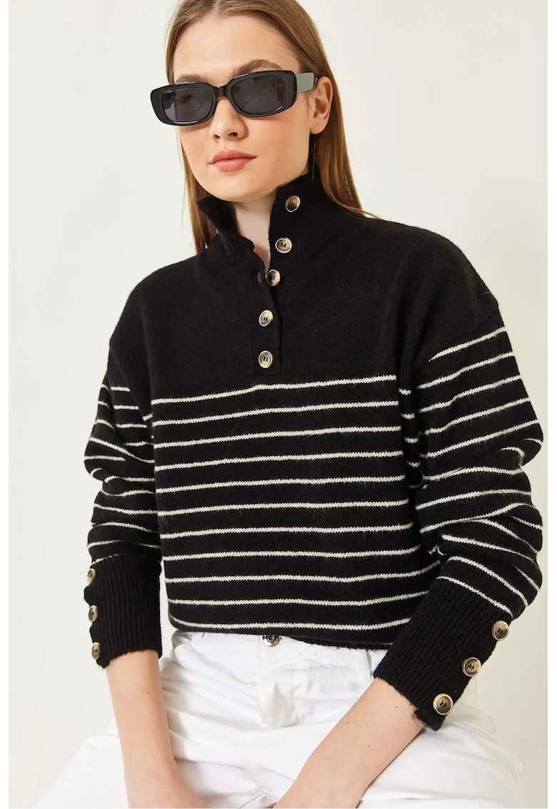 Pulover dama - cu dungi - tricot -