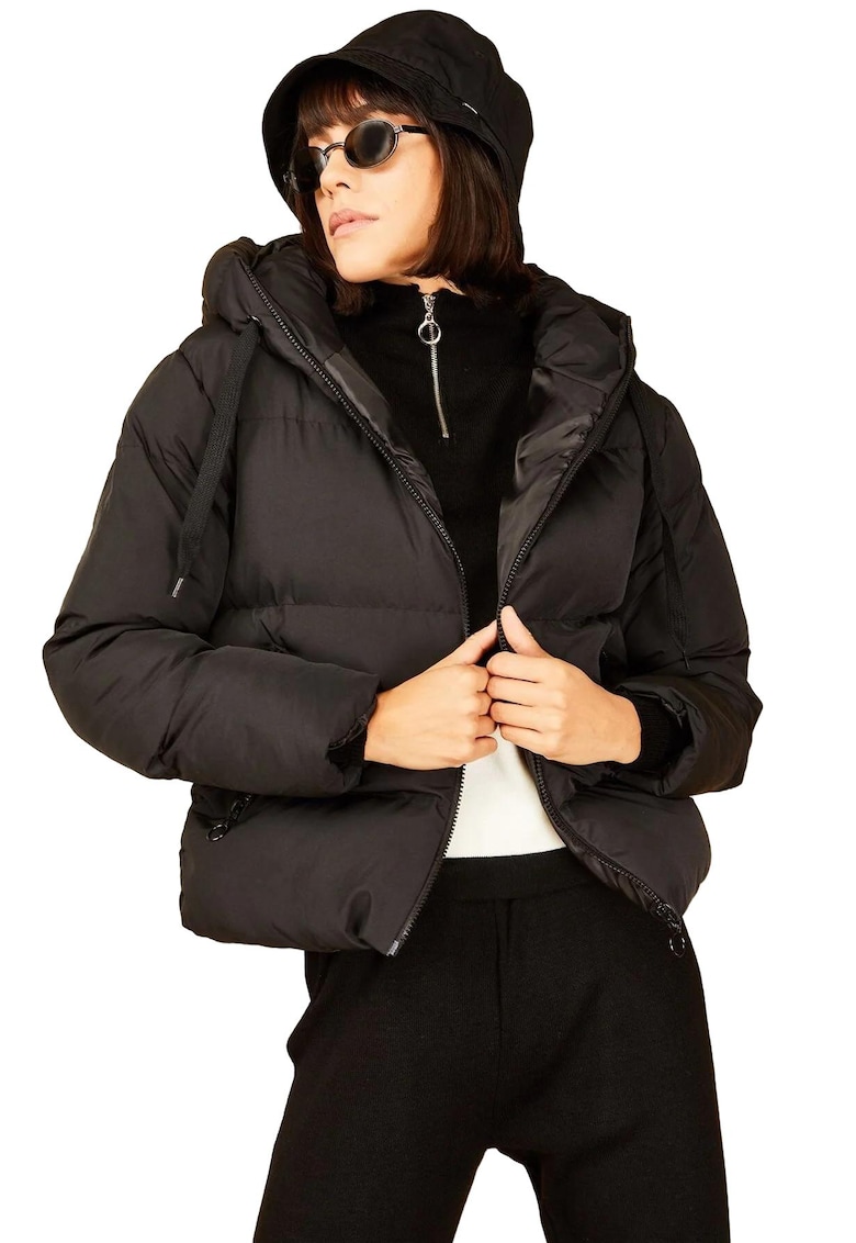 Geaca dama -  Bumbac/Lycra - Negru