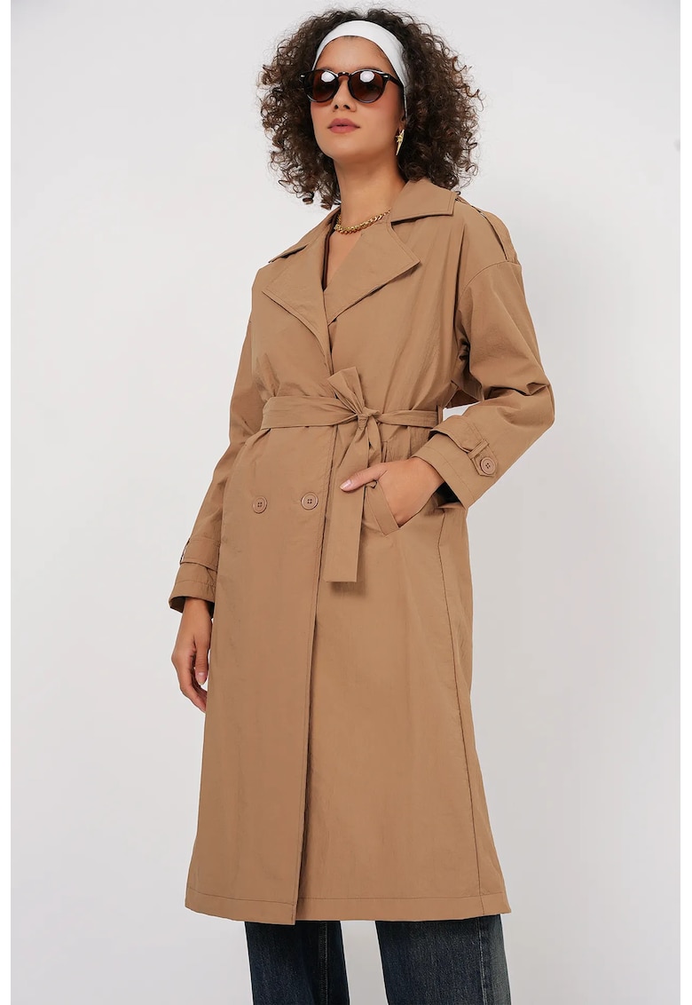 Trenci HiCCUP pentru dama din poliamida maro