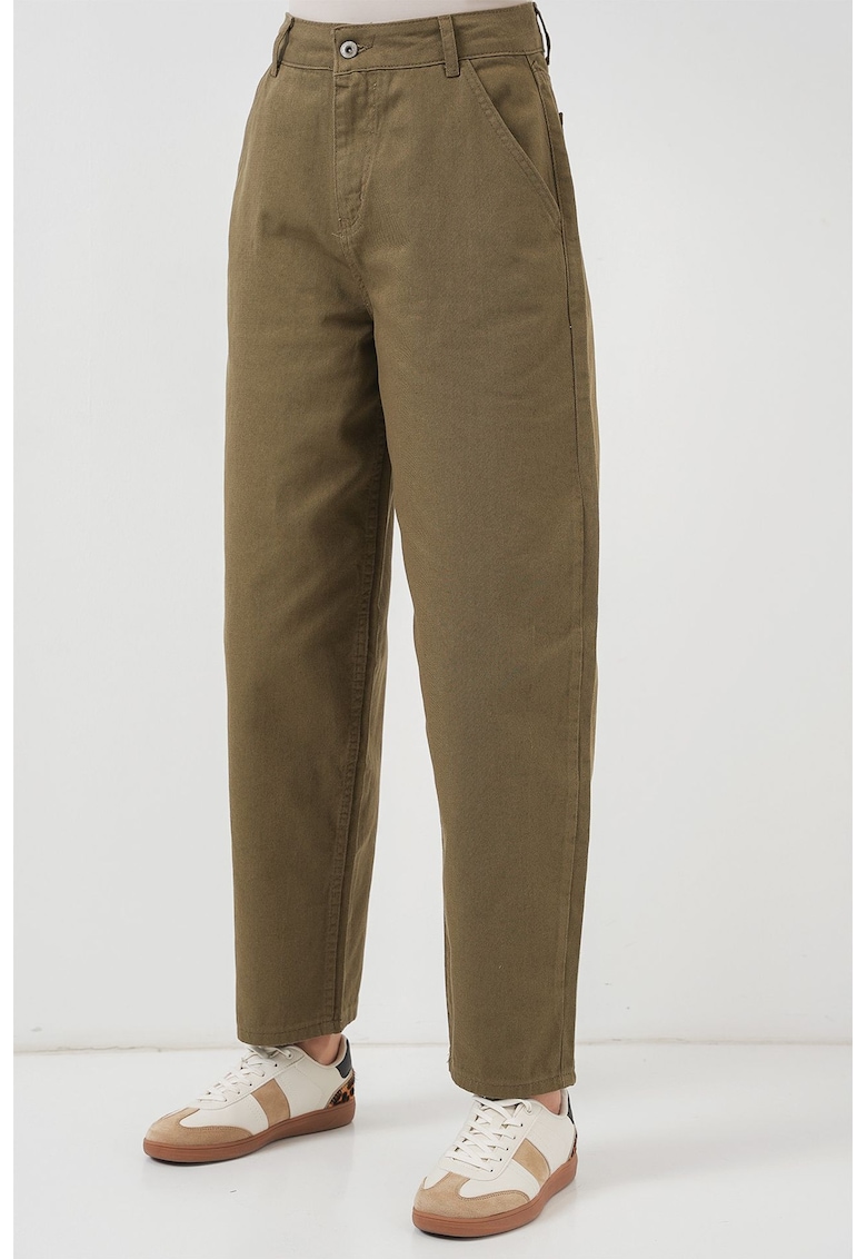 Blugi dama - HiCCUP - talie inalta - croiala lejera - denim - kaki