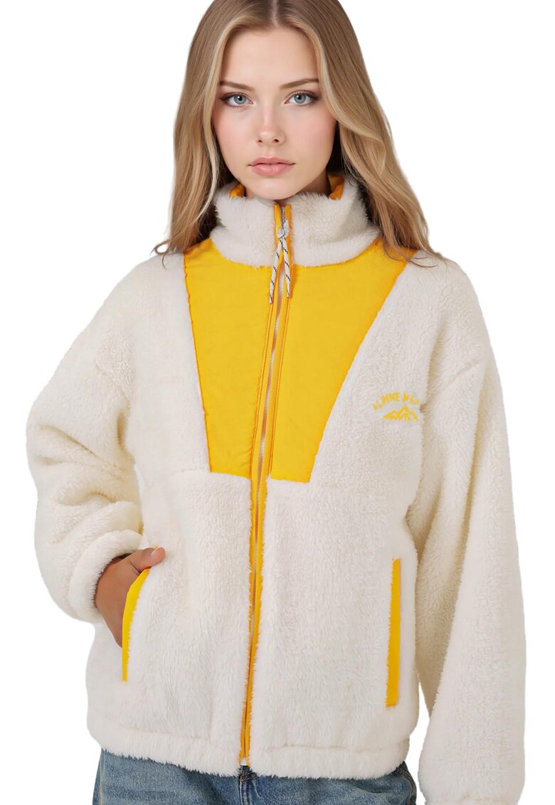 Jacheta dama - Poliester - Galben