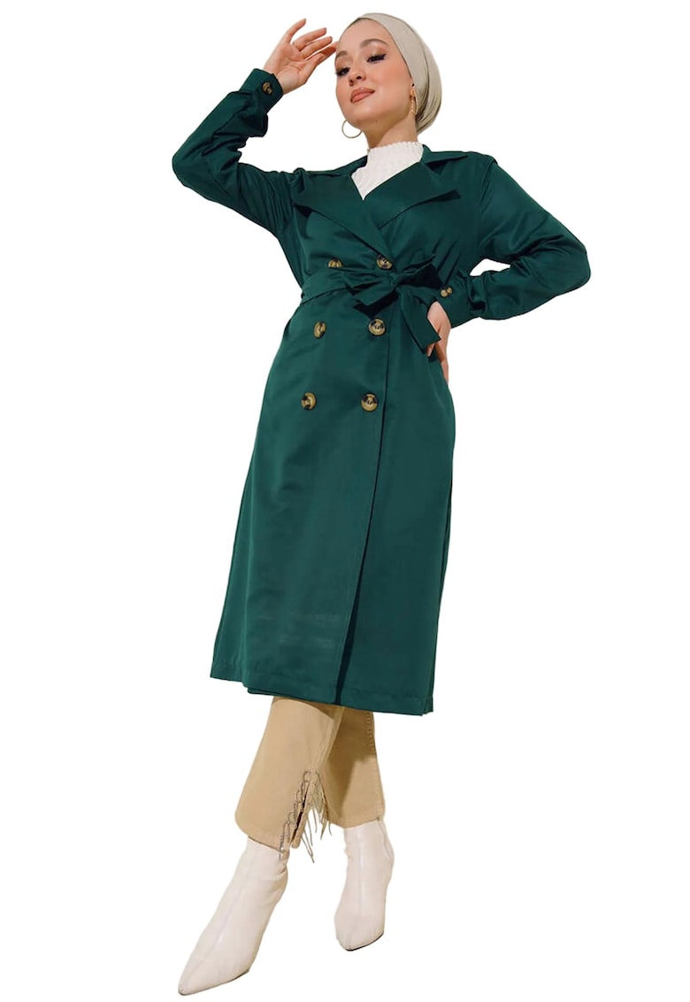 Trenci dama -  Poliester - Verde smarald