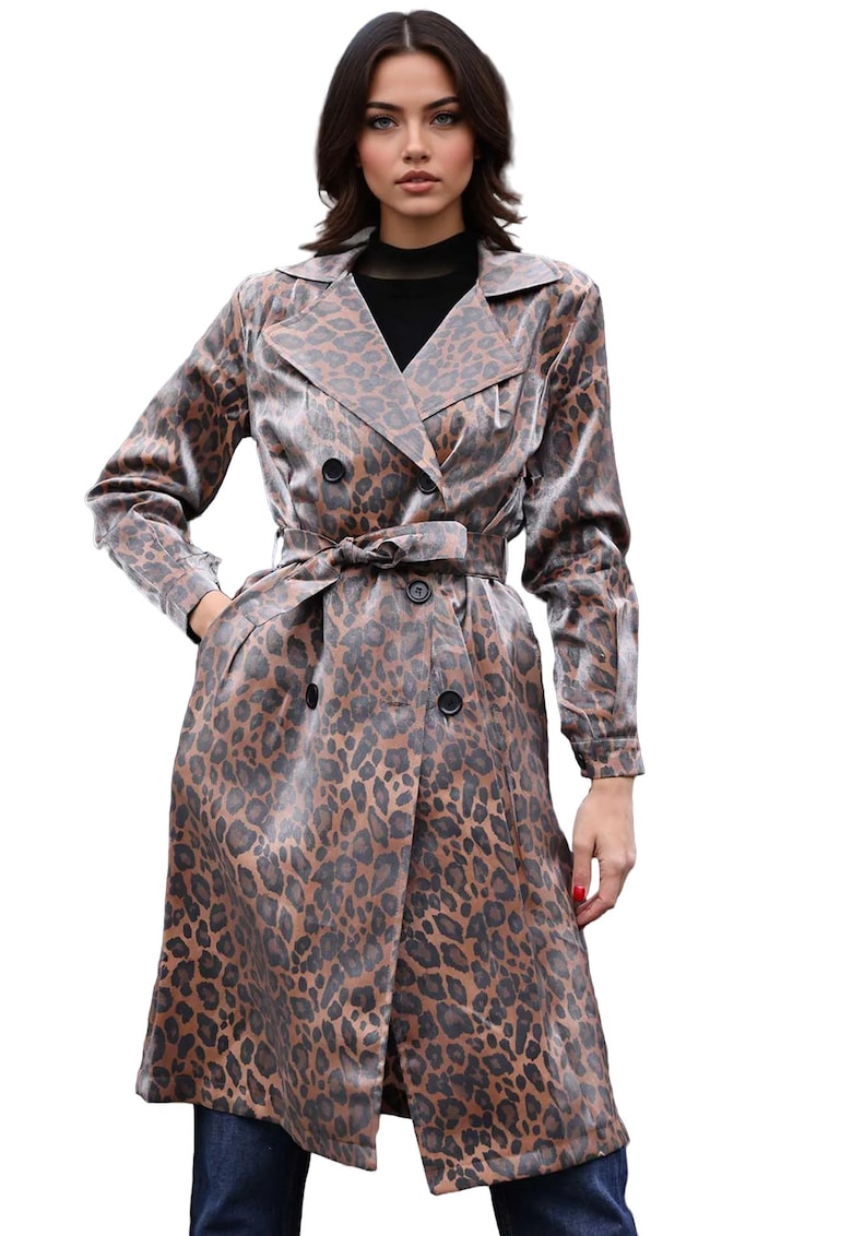 Trenci pentru dama - Poliester - Maro