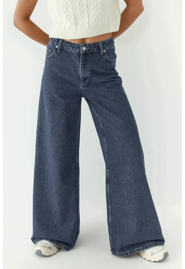 Blugi de dama talie inalta