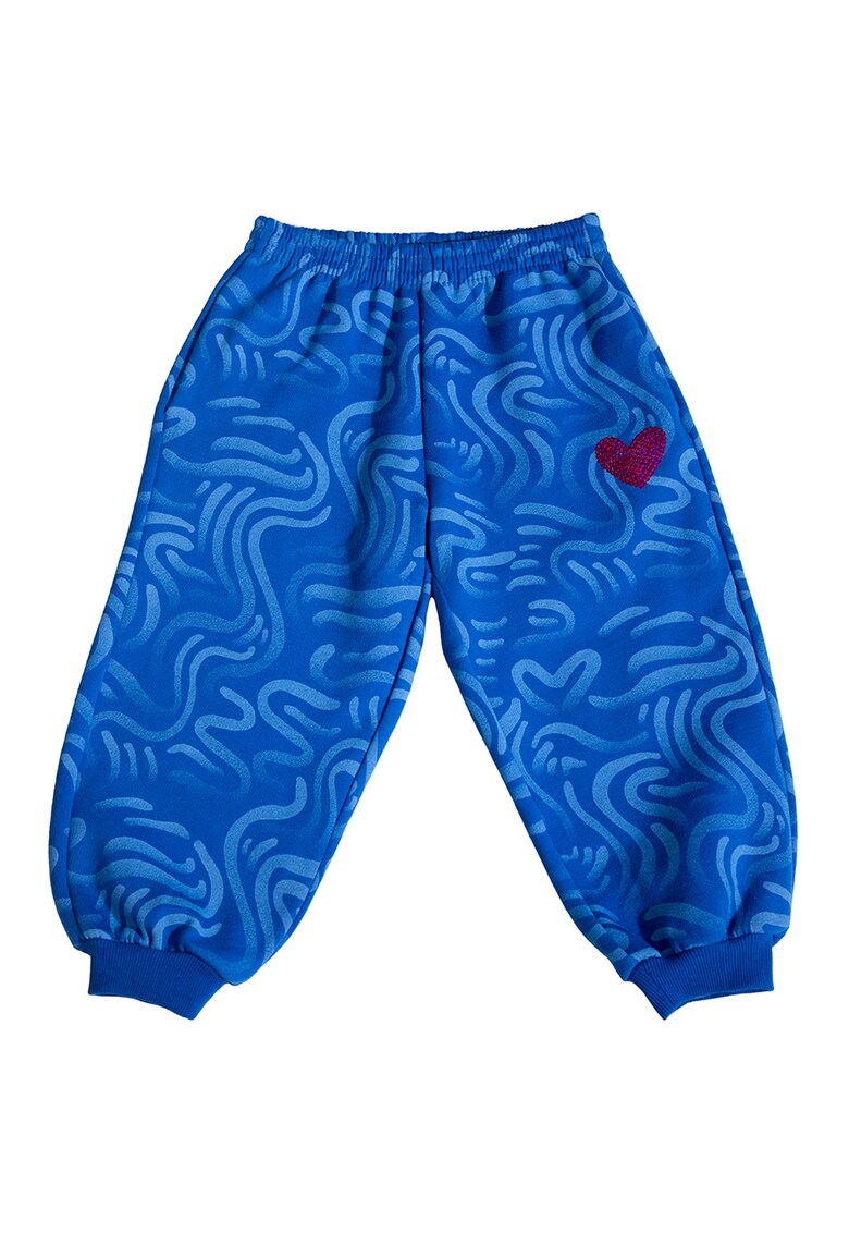 Pantaloni sport lejeri cu model