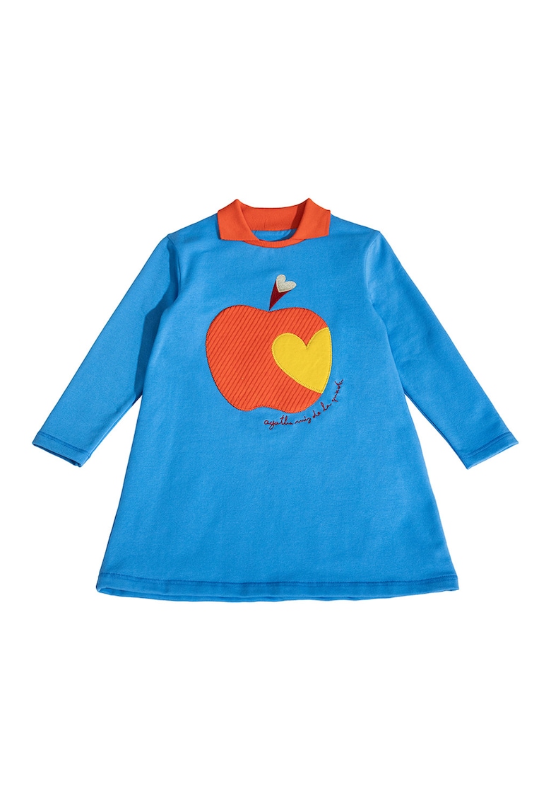 Rochie dreapta cu maneci lungi