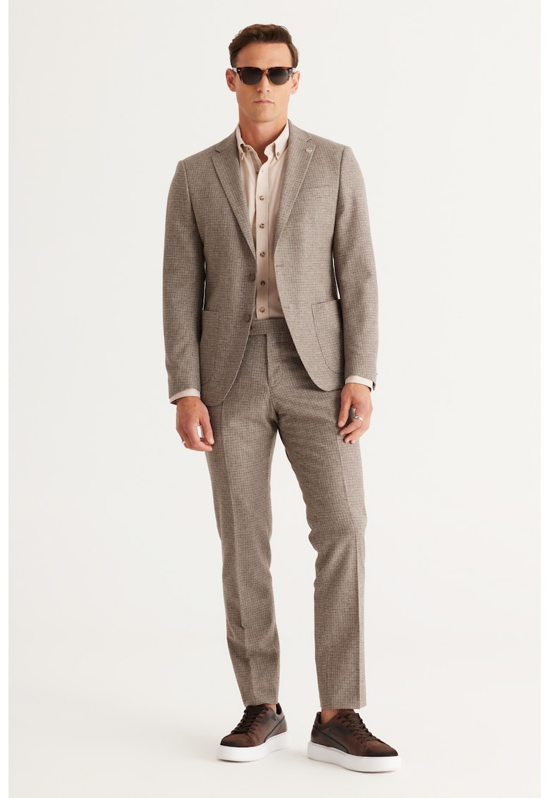 Camasa slim fit cu maneci lungi