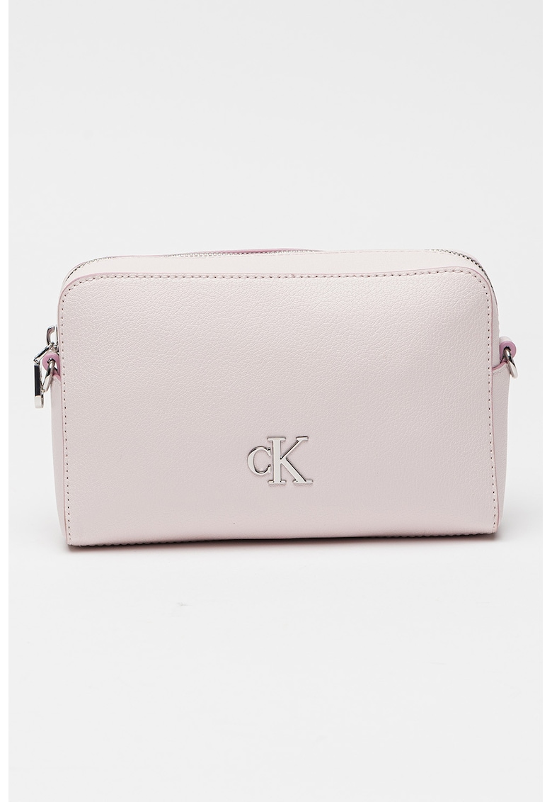 Geanta crossbody din piele ecologica cu logo