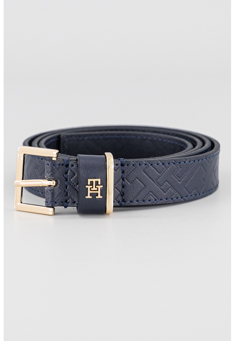 Curea din piele cu logo in relief