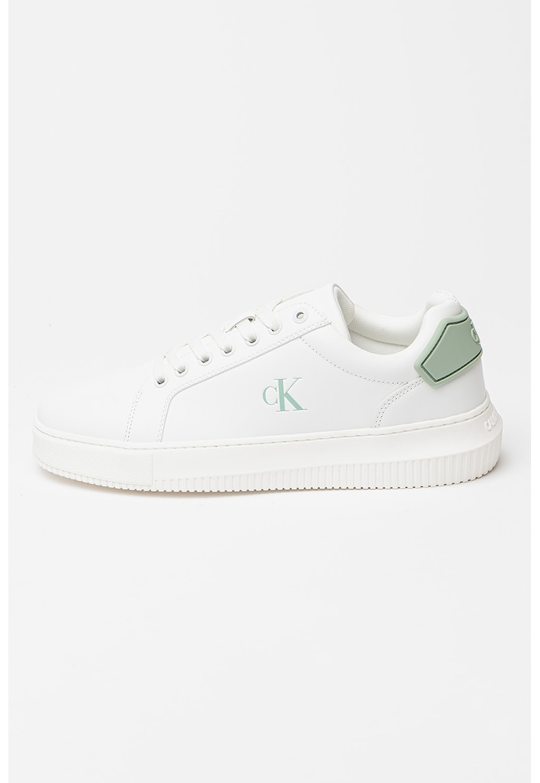 Pantofi sport din piele cu aspect masiv