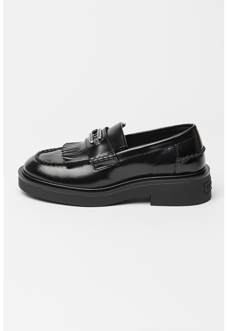 Pantofi loafer din piele cu logo