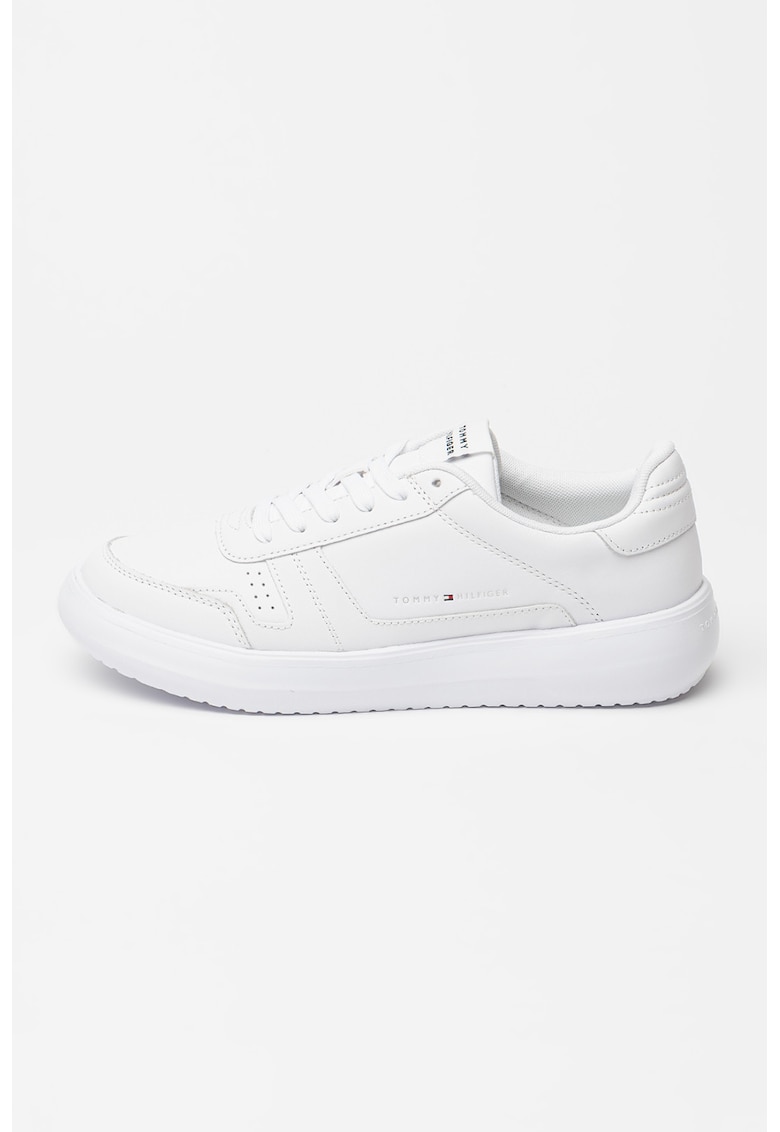 Pantofi sport din piele cu imprimeu logo lateral Modern