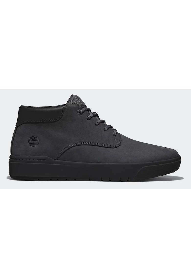 Ghete barbati Seneca Bay Mid - piele naturala - negru - talpa cauciuc