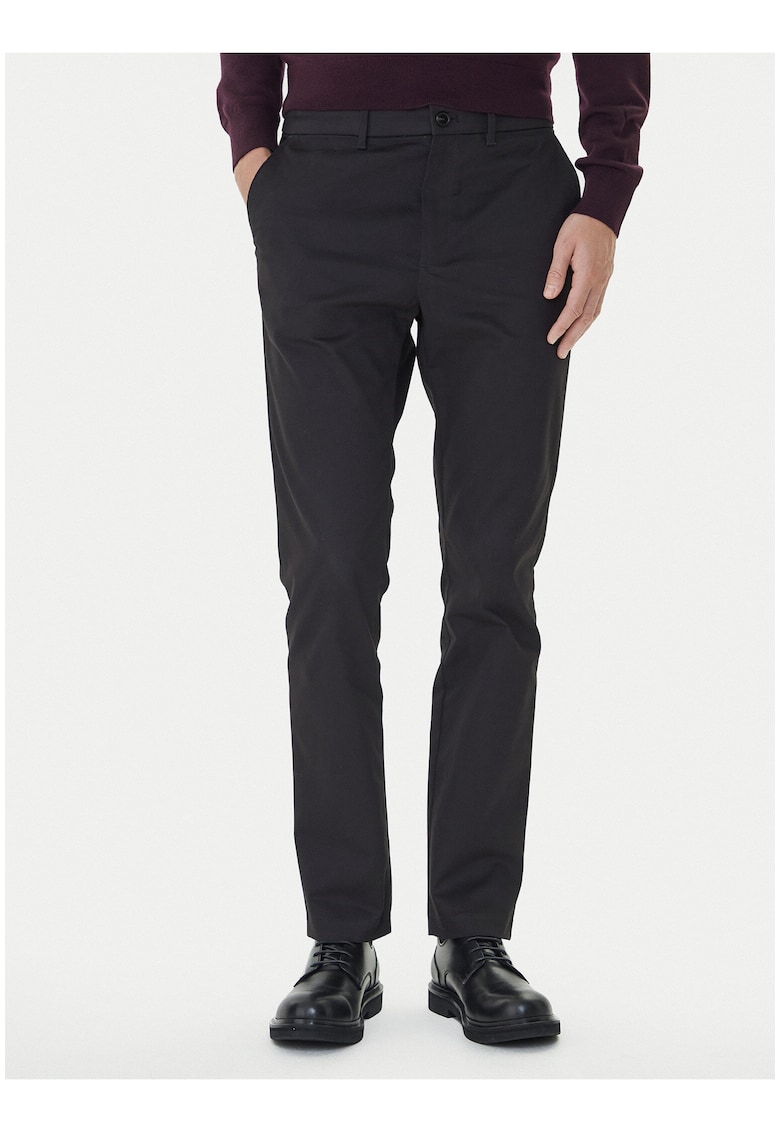 Pantaloni chino cu buzunare multiple