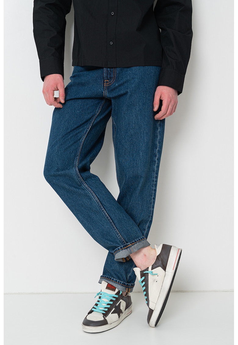 Blugi relaxed-fit - Albastru inchis