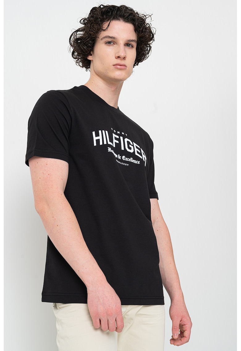 Tricou de bumbac cu imprimeu logo