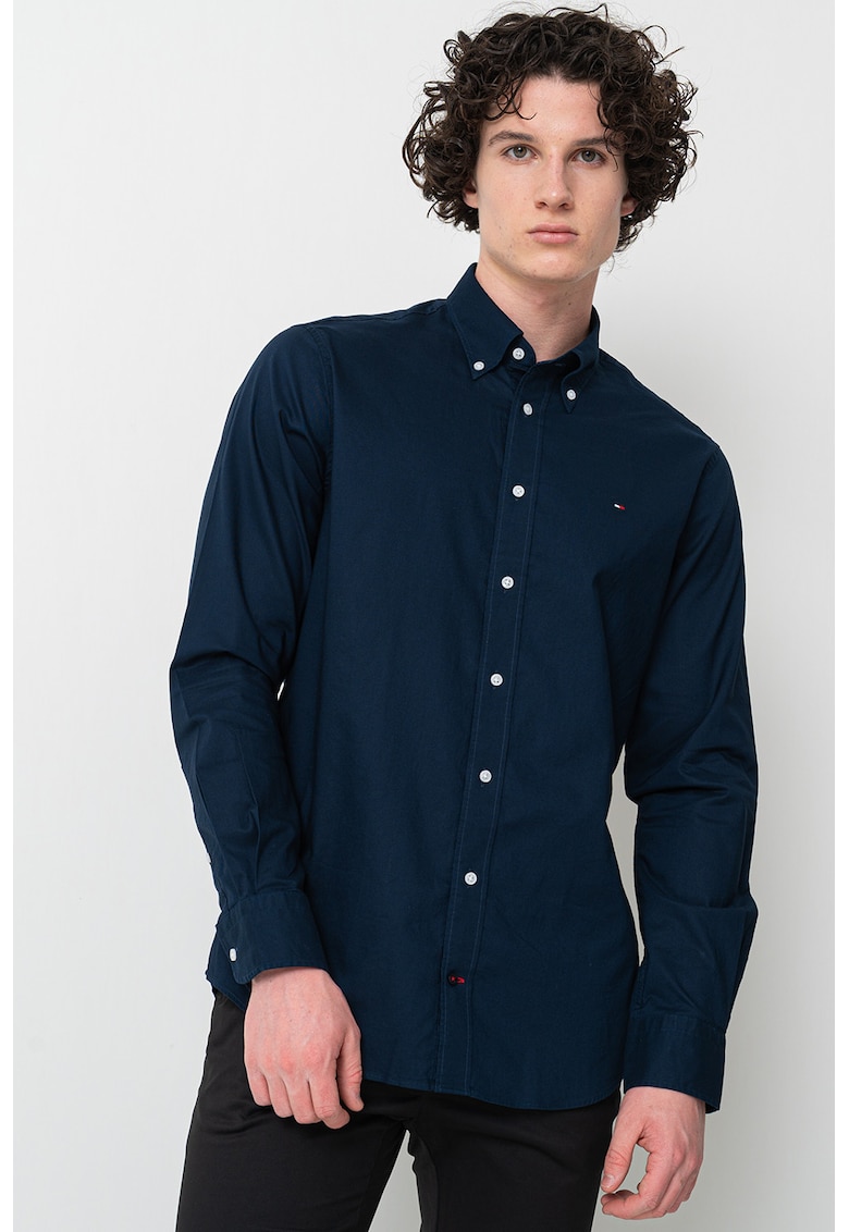 Camasa din bumbac cu guler Oxford