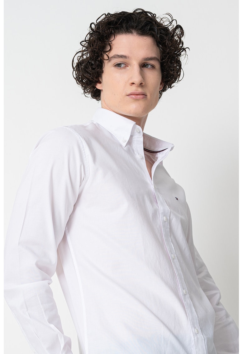 Camasa din bumbac cu guler Oxford