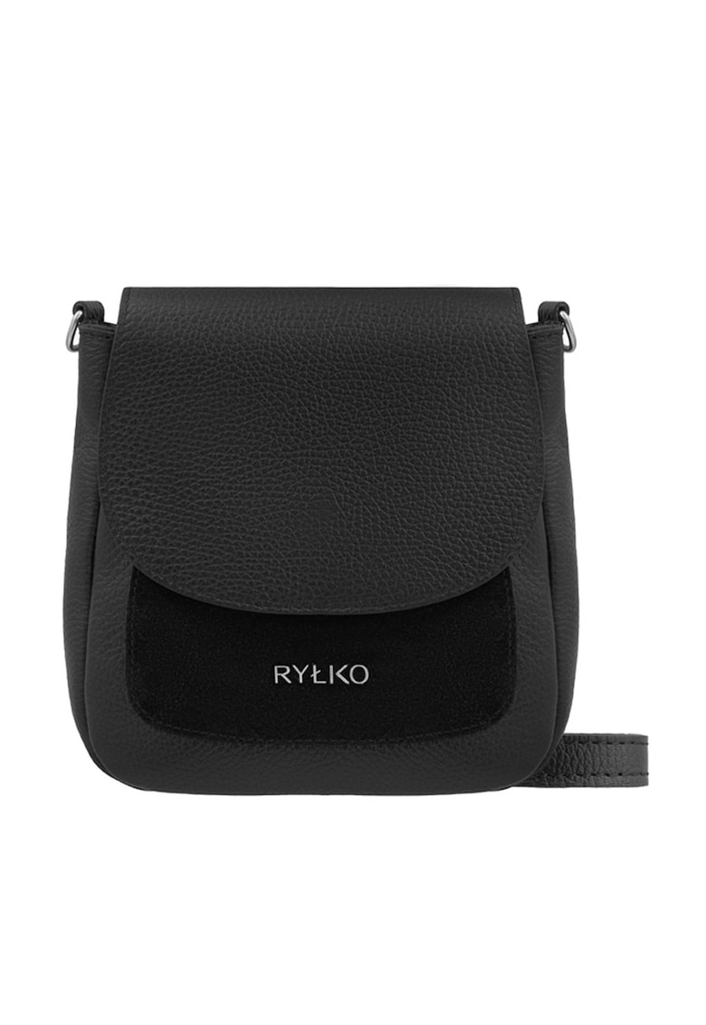 Geanta crossbody din piele cu clapa