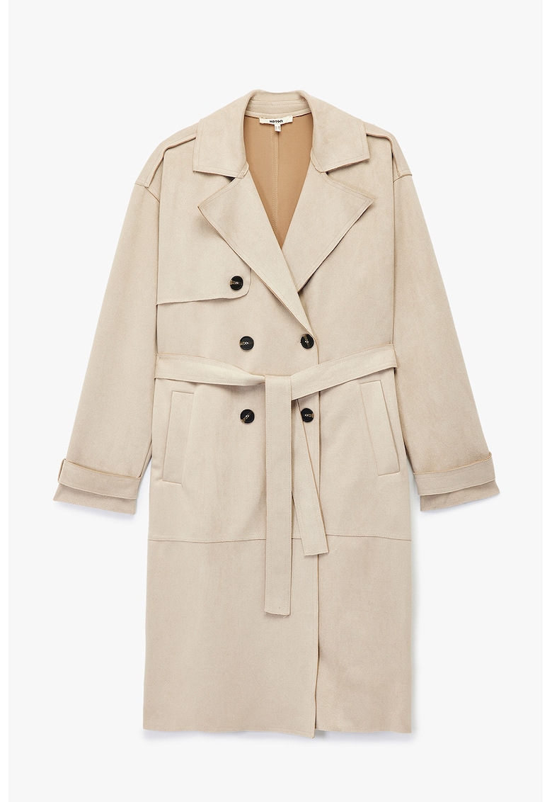 Palton uni cu nasturi