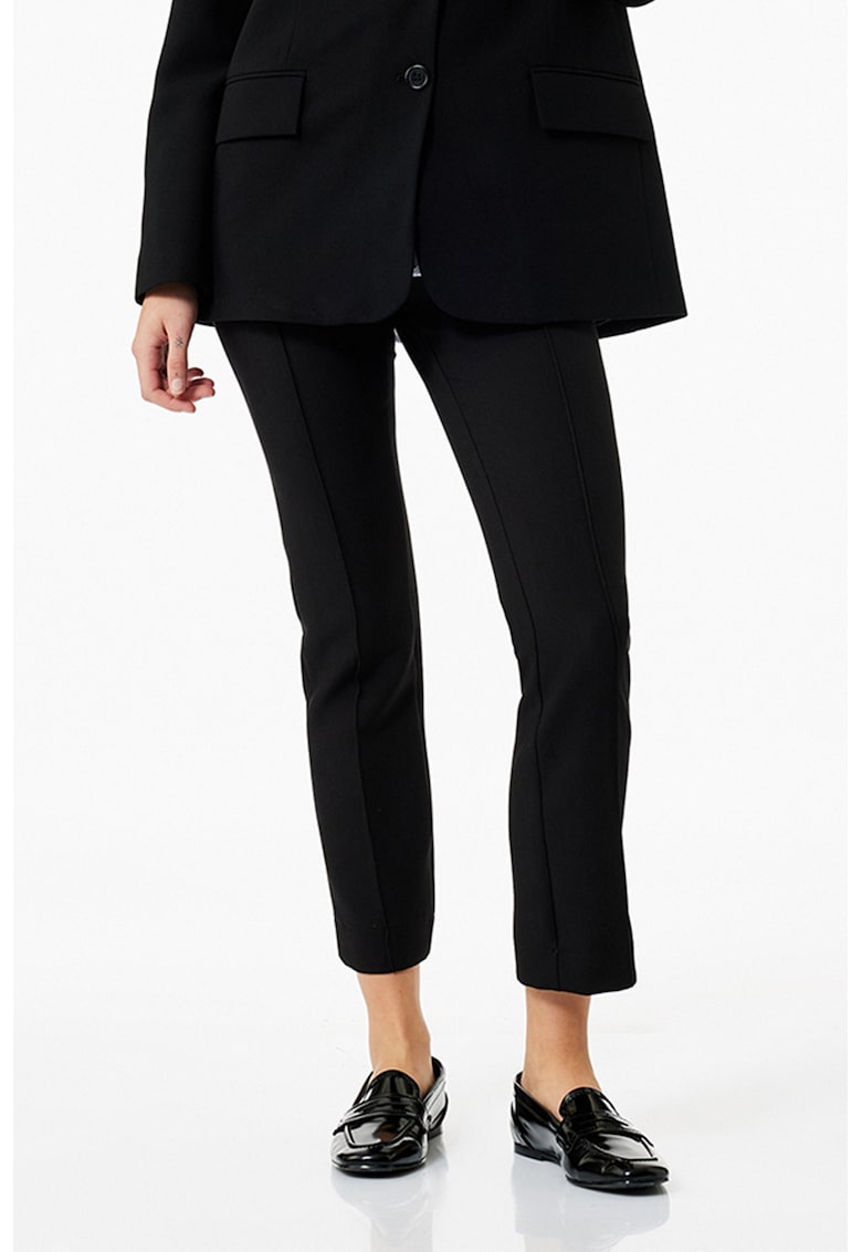 Pantaloni cigarette crop