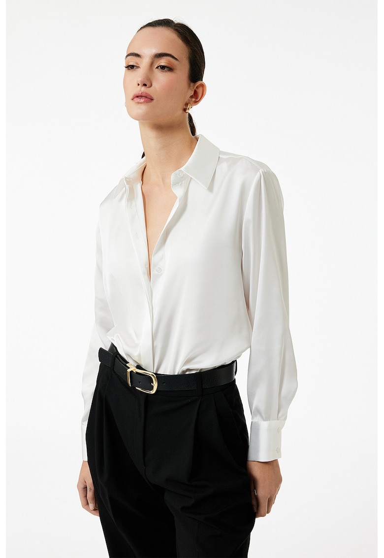 Camasa cu aspect de satin