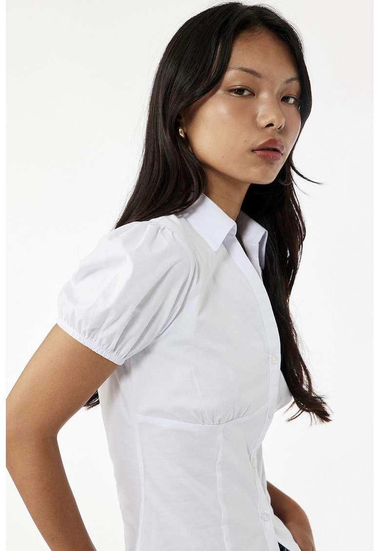 Camasa slim-fit cu maneci scurte