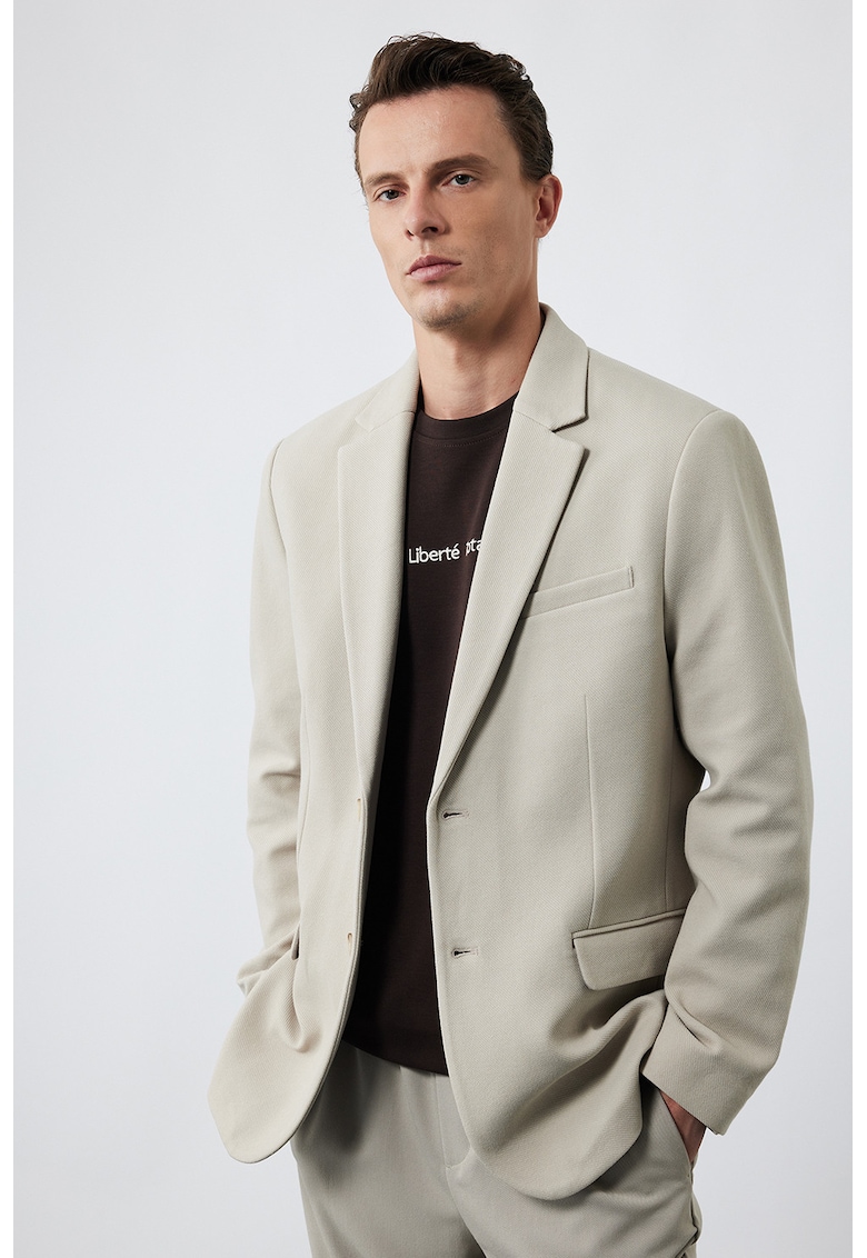 Sacou uni din amestec de bumbac