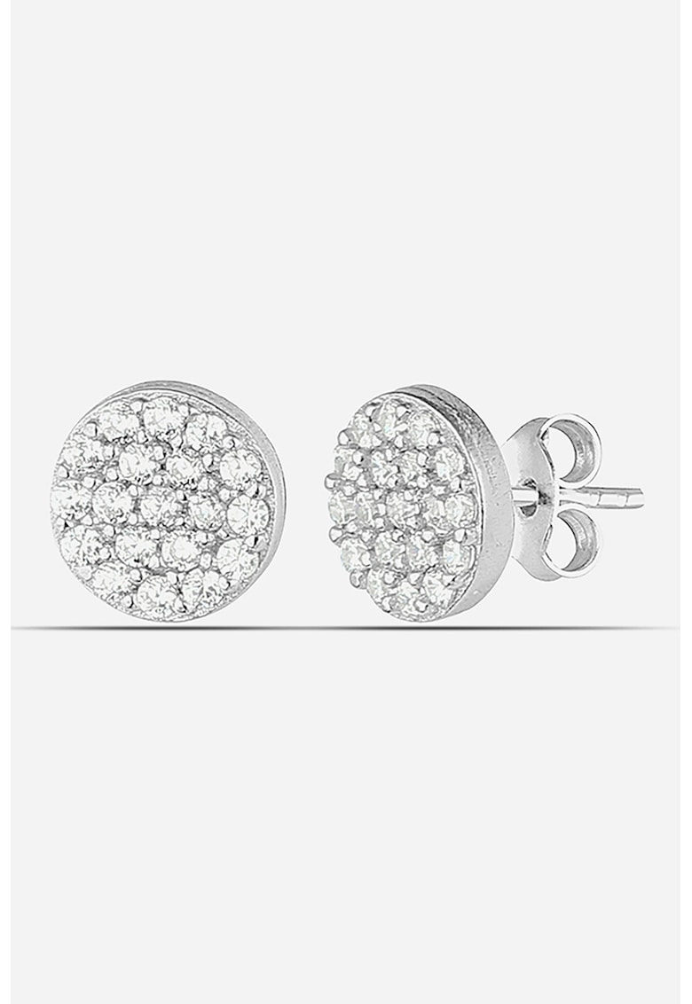 Cercei rotunzi din zirconia