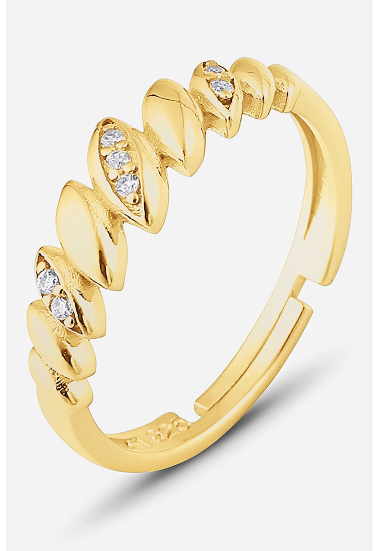 Inel din argint veritabil cu zirconia