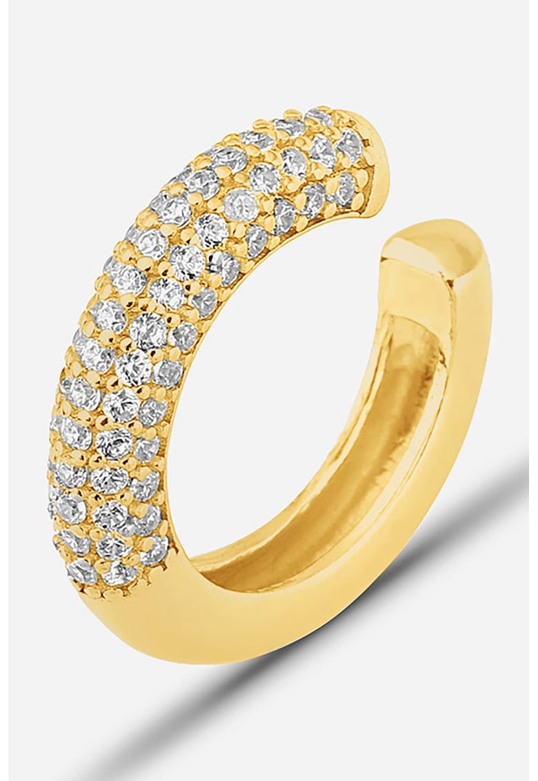 Cercei cu tija si zirconia