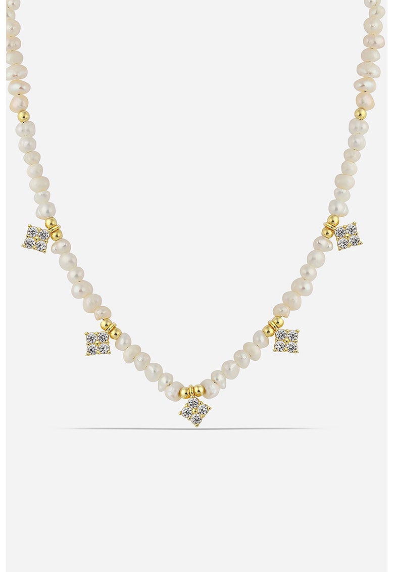 Colier cu perla sintetica