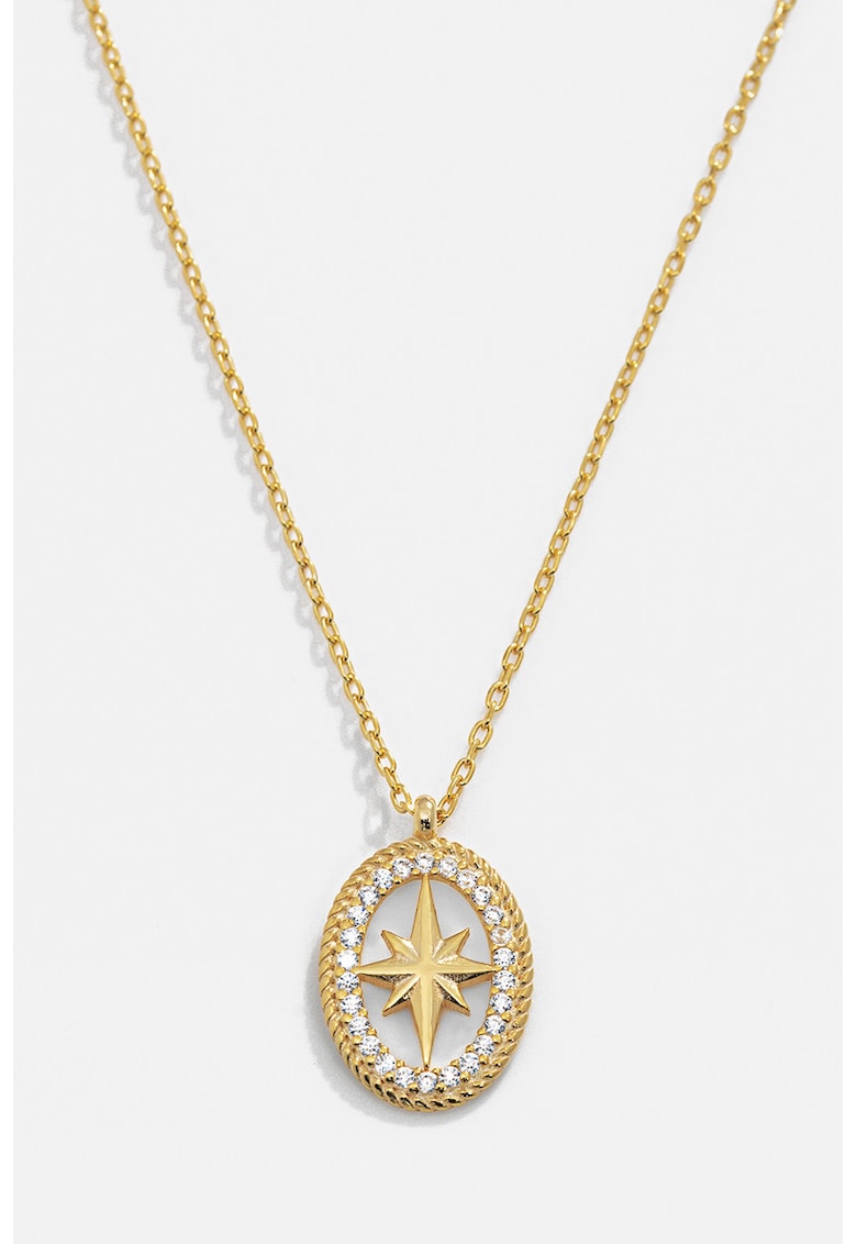 Colier din argint veritabil 925 cu pandantiv zirconia Colier din argint veritabil 925 cu pandantiv zirconia