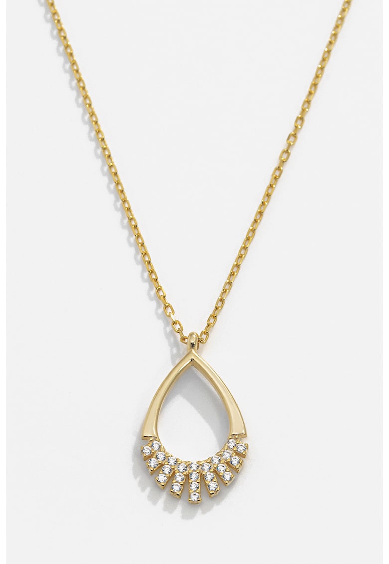 Colier din argint veritabil cu pandantiv zirconia