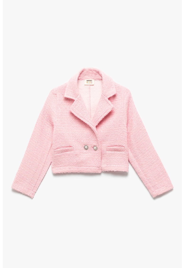 Jacheta din tuid cu nasturi