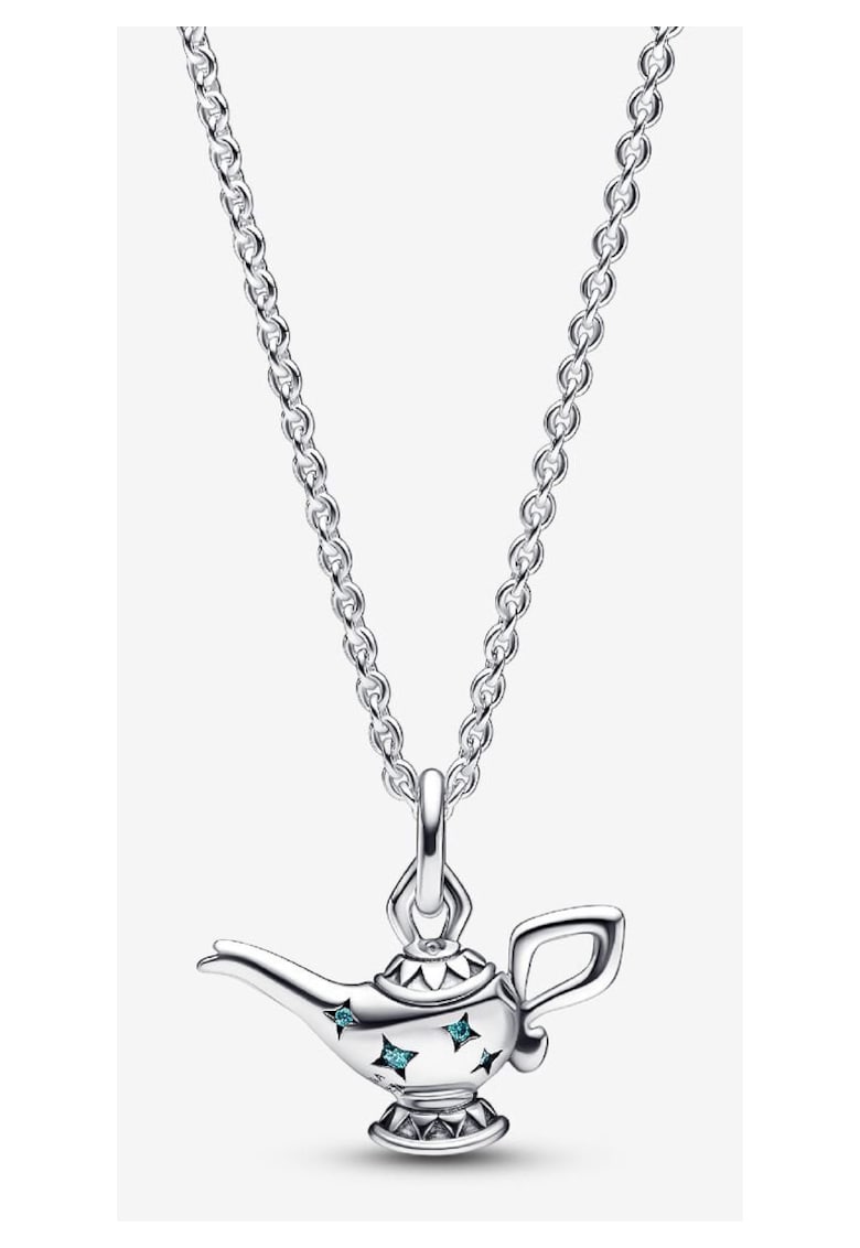 Colier cu pandantiv tip Lampa lui Aladin de la Disney - Argint 925