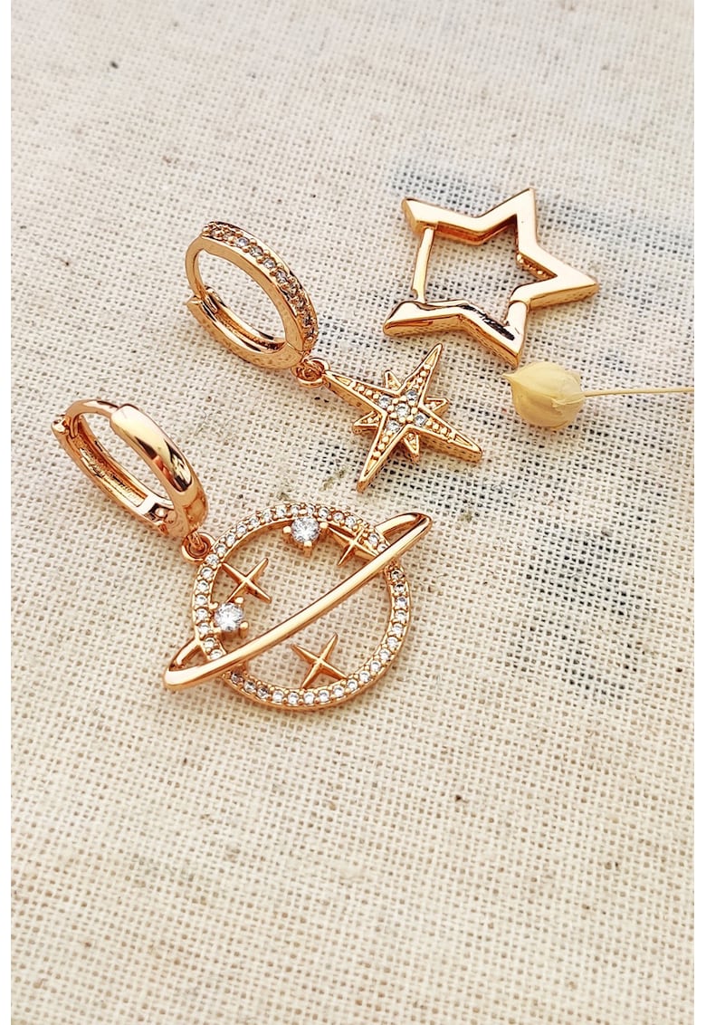 Set de cercei din alama - 3 piese