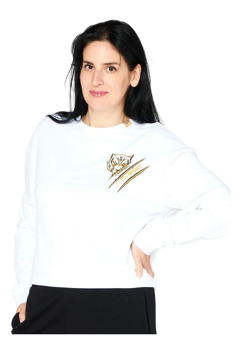 Bluza de trening cu detaliu logo Bluza de trening cu detaliu logo