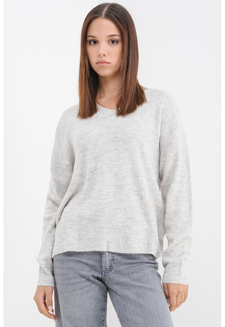 Pulover lejer cu maneci cazute