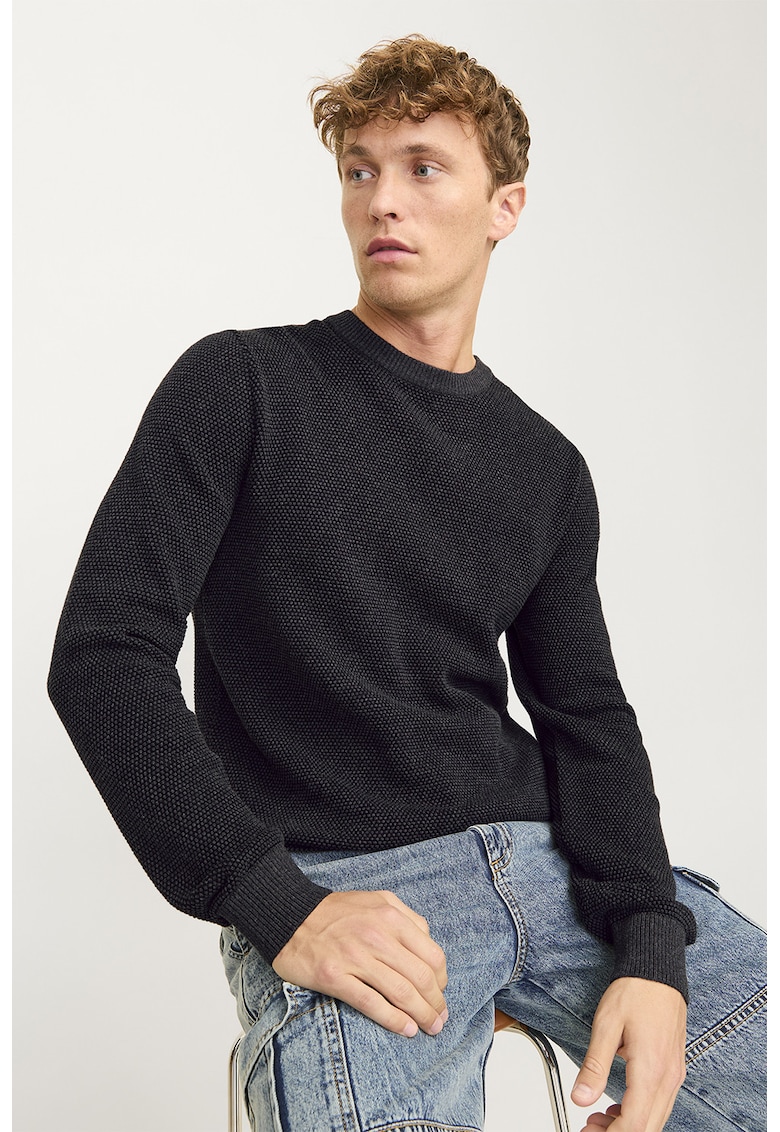 Pulover din amestec de bumbac organic