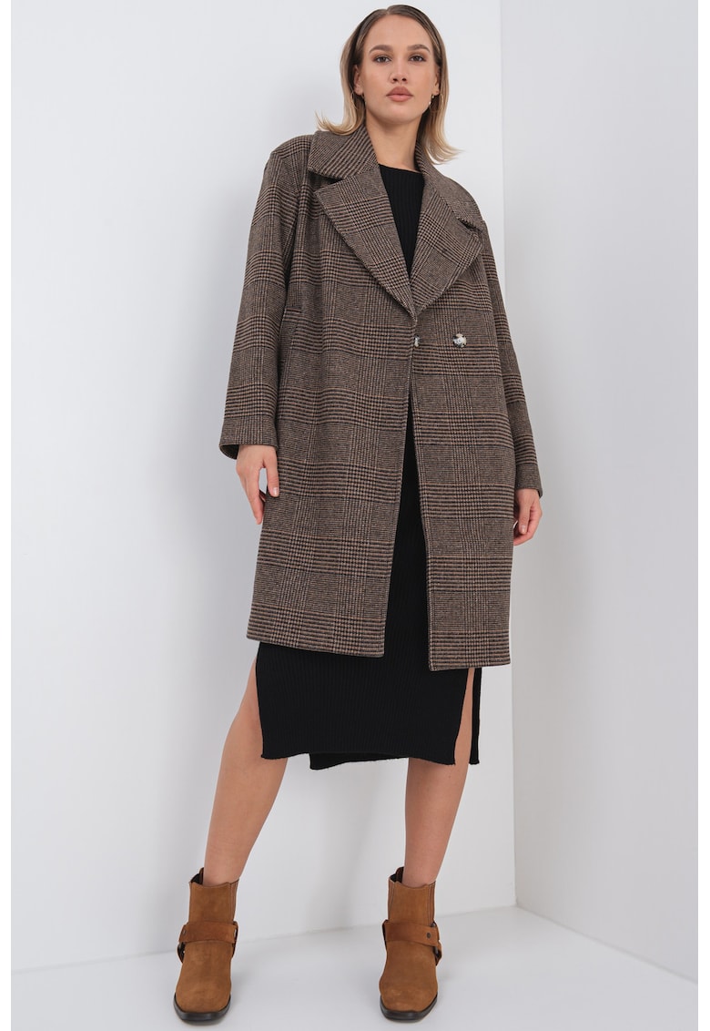Palton supradimensionat din amestec de lana