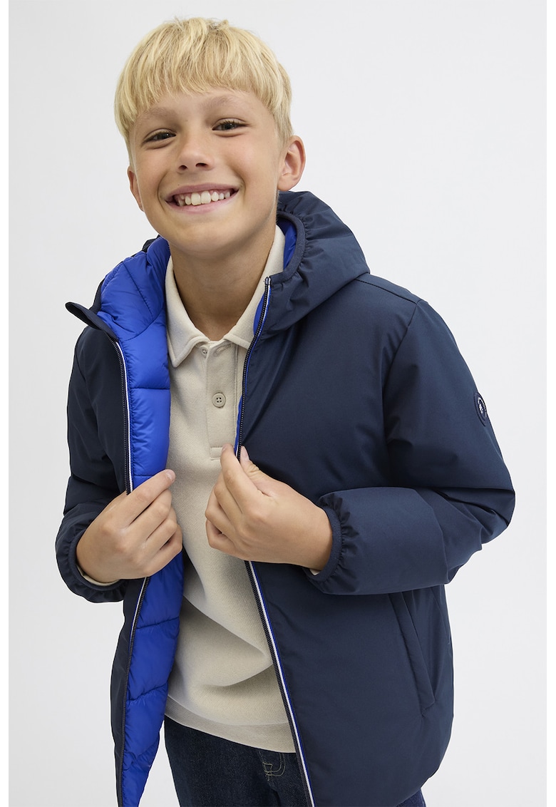 Jacheta reversibila cu gluga