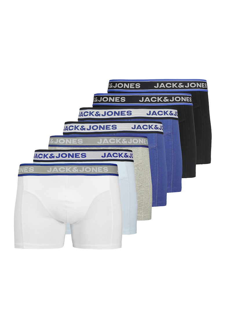 Set de boxeri cu banda logo in talie - 7 perechi