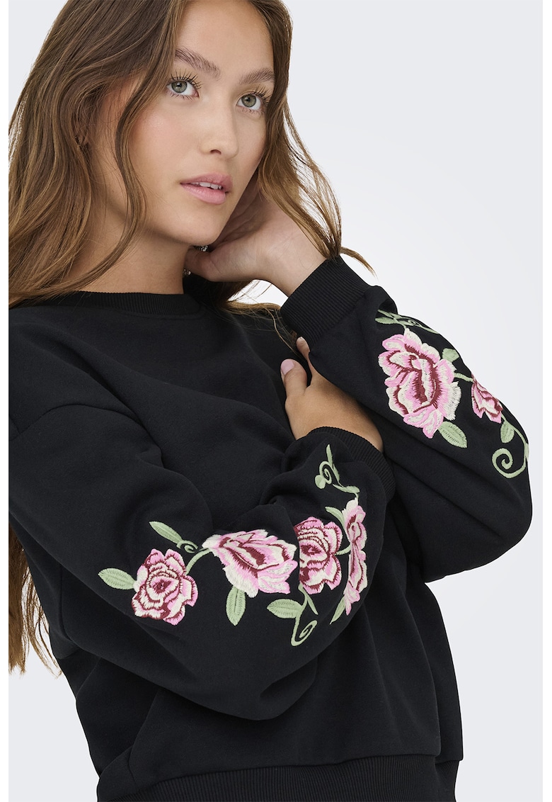Bluza de trening cu imprimeu floral