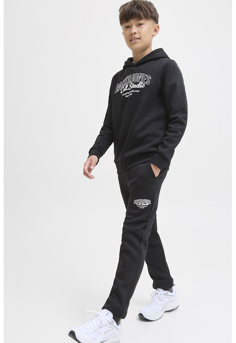 Hanorac din amestec de bumbac cu imprimeu logo