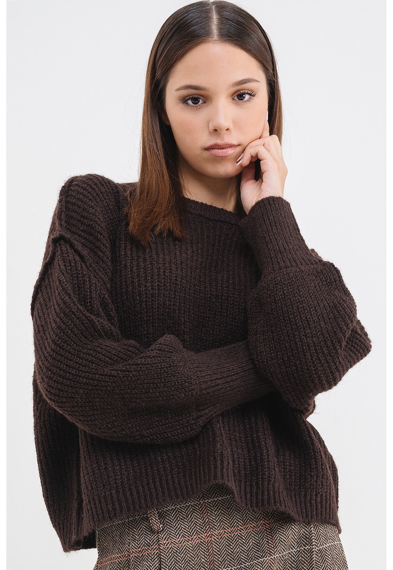 Pulover tricotat gros Mally